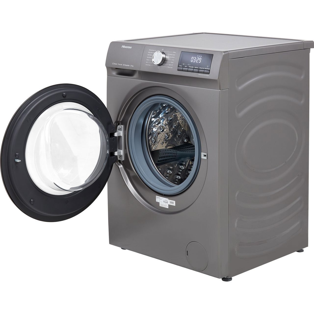 Լվացքի մեքենա ավտոմատ HISENSE WFQA1014EVJMT (GRAY)